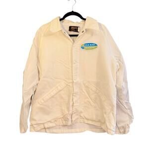 VTG Swingster Sea Ray Boats Men’s L Windbreaker w Buttons Jacket